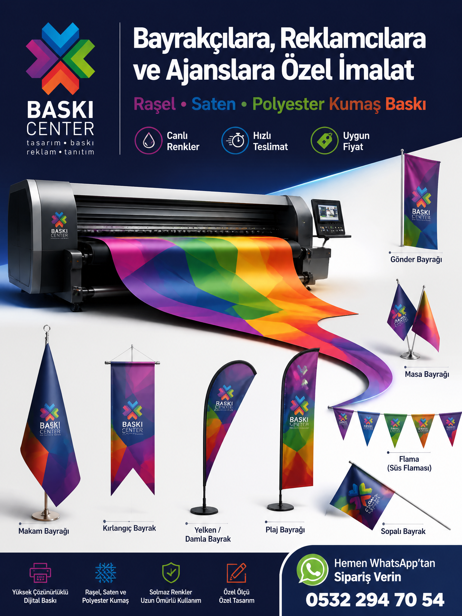 Bayrak Baskı - görsel 5